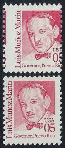 2173 - Misperf Error / EFO Luis Munoz Marin Governor of Puerto Rico MNH