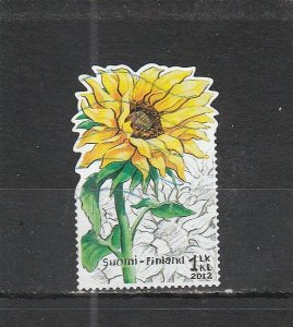Finland  Scott#  1412  Used  (2012 Sunflowers)