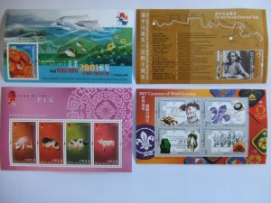 Hong Kong 4 mint sheets