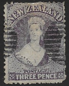 New Zealand 18   1863  3 pence  fine used