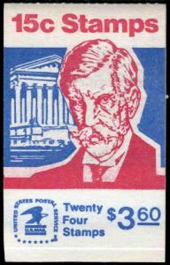 US Scott # 1288b BK117a 15¢ Oliver Wendell Holmes