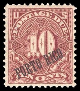 U.S. PUERTO RICO J3  Mint (ID # 91048)