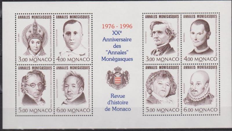 Monaco #1999 MNH VF CV $21.00 (A5245L)