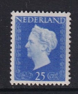 Netherlands  #294  MNH  1947  Wilhelmina   25c