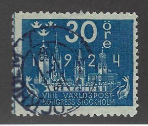 Sweden SC#202 Used F-VF...Worthy of a close look!!