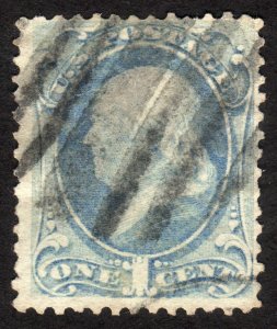 1873, US 1c, Franklin, Used, Sc 156