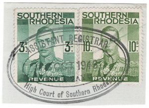 (I.B) Southern Rhodesia Revenue : Duty Stamp 13/-