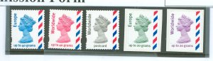 Great Britain #C1-C5 Mint (NH)