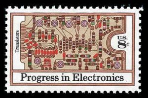 PCBstamps   US #1501 8c Electronics - Transistors, MNH, (10)