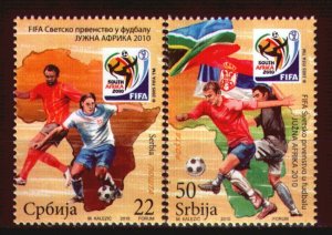 0317 SERBIA 2010 - FIFA World Cup South Africa - Football - MNH Set