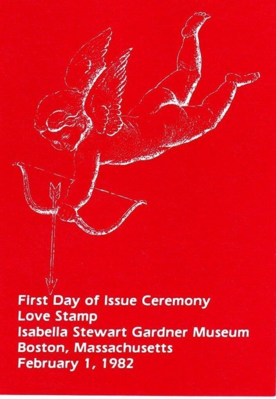 USPS First Day Ceremony Program #1951 Love FDOI 1982