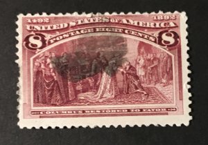 United States, US Sc. #236, used CV $12.00