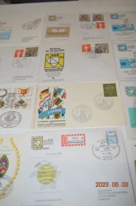 Lot of German first day covers  mostly 1970's  some earlier and some later