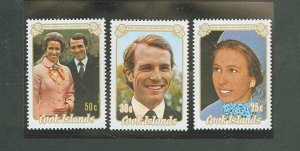 Cook Islands #369-71  Multiple