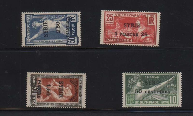 Syria #133 - #136 Mint Set