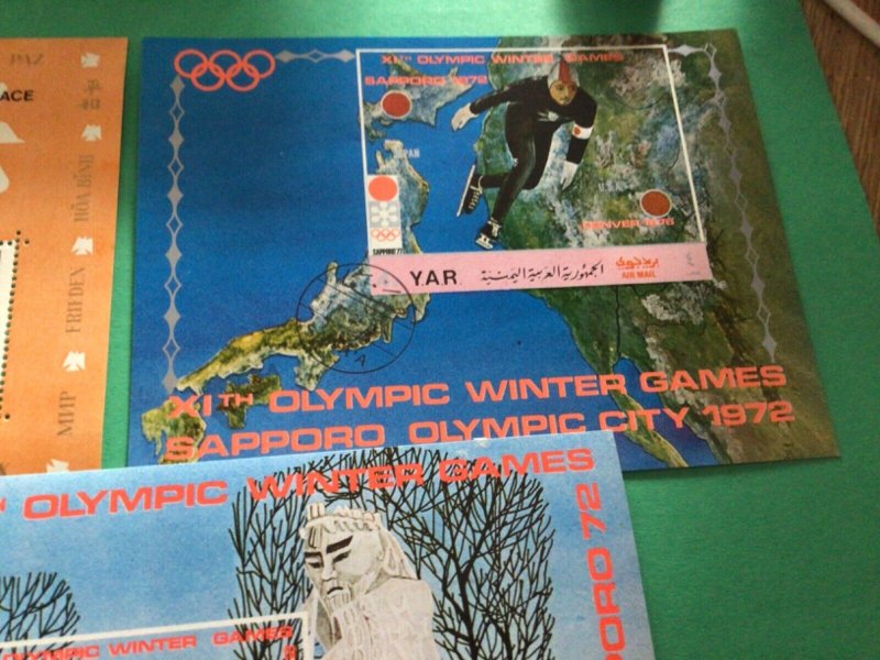 Sapporo Olympic City 1972 8 stamps sheets A20168