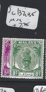 MALAYA PERAK  (PP2303B)  SULTAN  5C, 8C  SG 132, 135   MOG