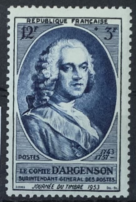 FRANCE 1953 STAMP DAY SG1161 LIGHTLY MOUNTED MINT