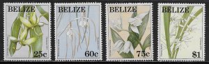Belize Scott #'s 1031 - 1034 MH