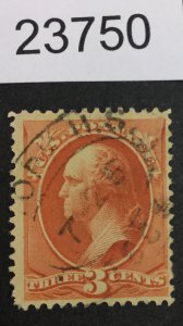 US STAMPS #214 USED LOT #23750