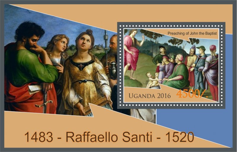 Stamps. Art Rafael Santi 2016 year 8 sheets perforated MNH**