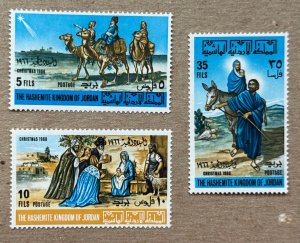 Jordan 1966 Christmas, MNH. Scott 533-533B, CV $3.95
