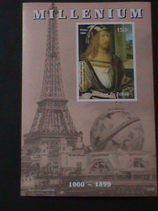 ​CHAD-1999-MILLENIUN-ALBRECHT DURER-RARE IMPERF MNH-S/S-VF-LAST ONE