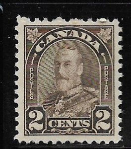 CANADA, 166, MINT HINGED, KING GEORGE V