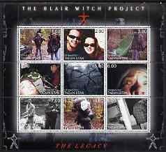 Tajikistan 2000 THE BLAIR WITCH PROJECT Sheet Perforated Mint (NH)