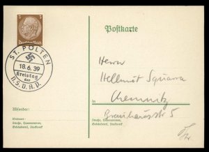 3rd Reich Germany Austria 1939 ST POLTEN Kriestag NSDAP Regional Party Me G88324