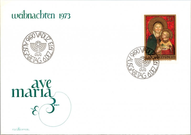 Liechtenstein, Worldwide First Day Cover