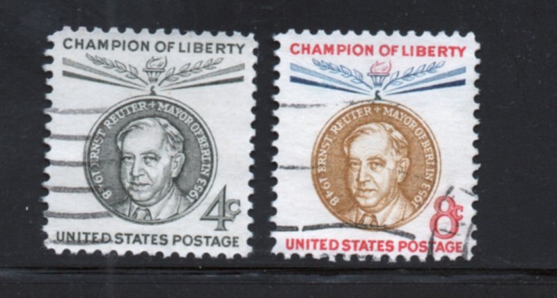 Scott # 1136-1137   used    single