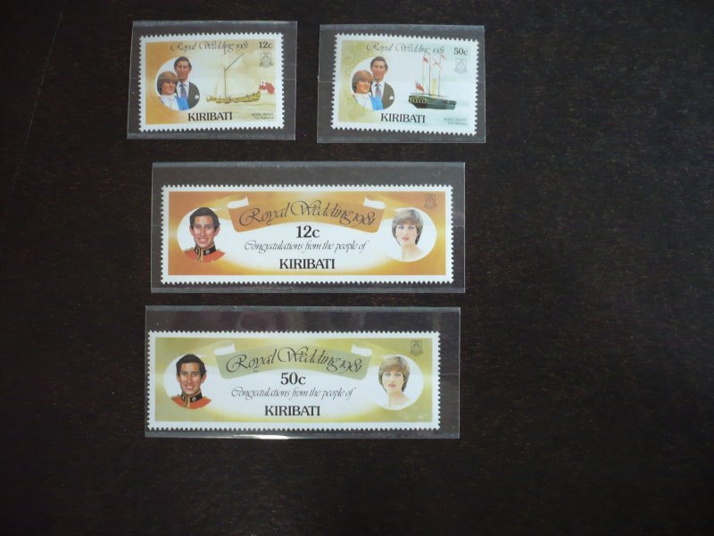 Stamps - Kiribati - Scott# 373-376 - Mint Never Hinged Part Set of 4 Stamps