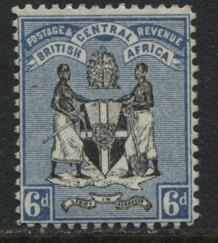 British Central Africa 1895 6d ultra and black mint o.g.