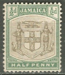 Jamaica; 1903: Sc. # 33: *+/MLH Single Stamp