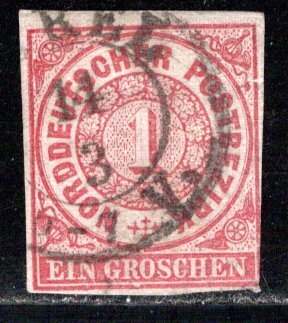 German States North German Confederation Scott # 4, used