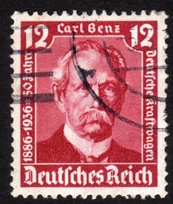 1936 Germany 12pfg, Used, Sc 471