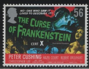 Great Britain 2008 MNH Sc 2584 56p The Curse of Frankenstein Comedy/Horror Fi...