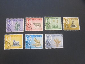 Lesotho 1967 Sc 25-31 set FU