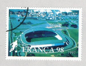 St Thomas & Prince  Used Stadium F 1 1998 (BP81608)