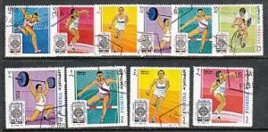 Fujeira Olympics MI 266-75 CTO VF NH