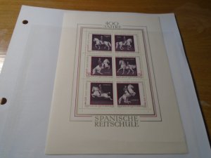 Austria  #  929a-f  MNH  Horses