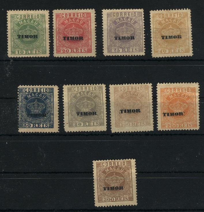 Timor #2-10   Mint  VF 1885 PD