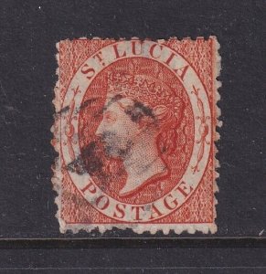 St. Lucia, Scott 10 (SG 14), used