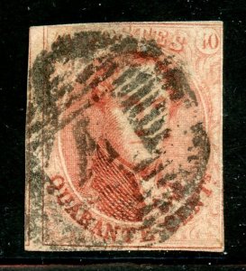 Belgium # 12, Used.