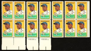 U.S. Mint Stamp Scott #2016 20c Jackie Robinson. Lot of 14 Stamps. NH. Choice!