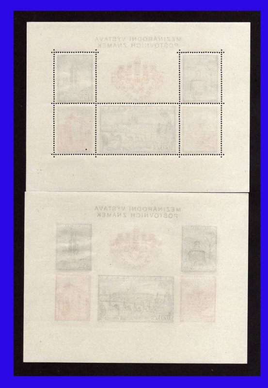 1955 - Checoslovaquia - Scott n HB. 719 - Dentada + Sin dentar - MNH - CH- 006