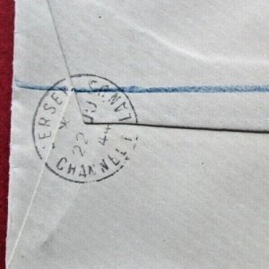 SG1 - SG8 Jersey on Registered Cover George VI 1941-1943 Used 