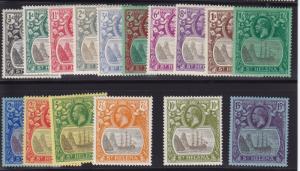 St Helena Scott # 79 - 94 set VF OG light hinged nice color cv $1550 ! see pic !