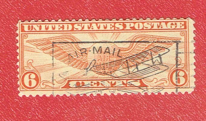 US SCOTT#C1934 6c GLOBE & WING - USED FANCY CANCEL